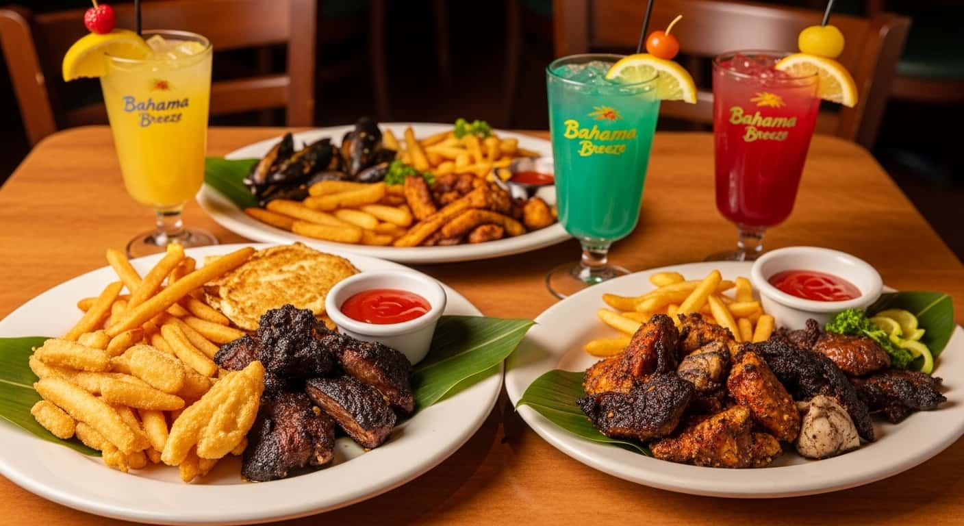 Bahama Breeze Menu