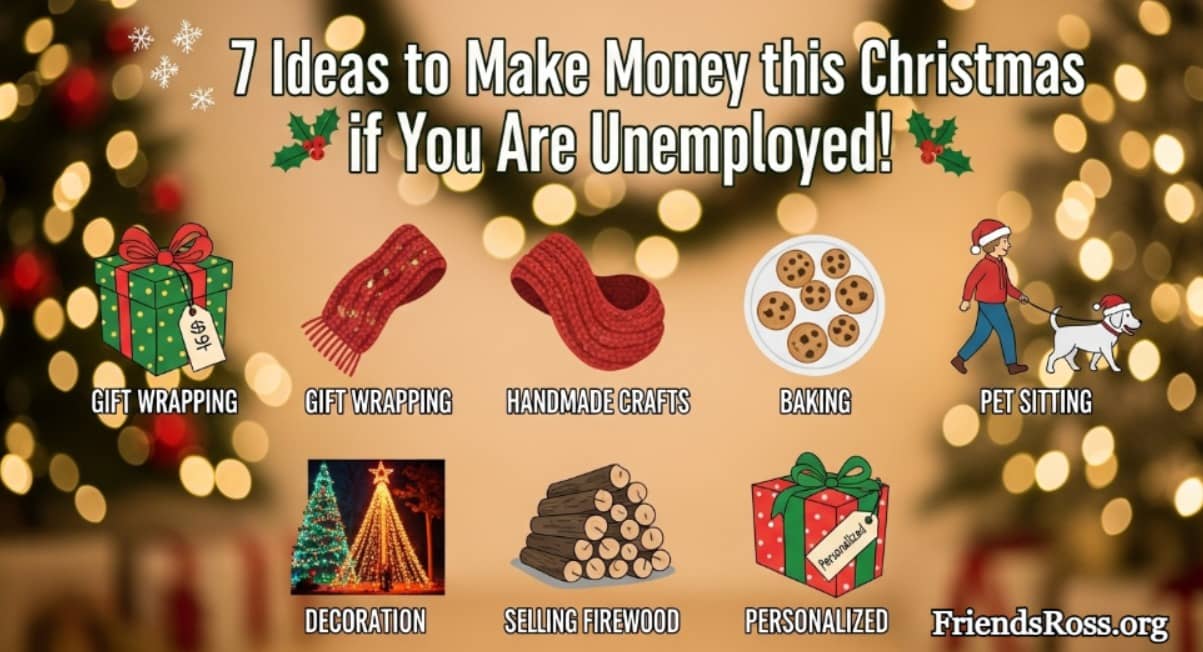 7 Ideas to Make Money this Christmas if You Are Unemployed!